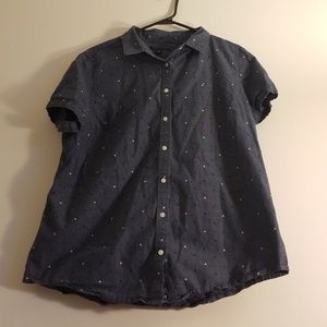 TOMMY HILFIGER *XL* polka dot button up